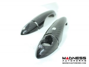 Alfa Romeo Giulia Exterior Door Handle Cover Set - Carbon Fiber